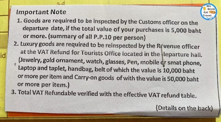 bangkok airport tourist tax